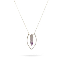 Load image into Gallery viewer, Amethyst Point Sterling Silver Necklace
