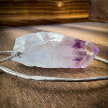 Load image into Gallery viewer, Amethyst Point Sterling Silver Necklace
