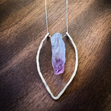 Load image into Gallery viewer, Amethyst Point Sterling Silver Necklace
