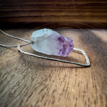 Load image into Gallery viewer, Amethyst Point Sterling Silver Necklace
