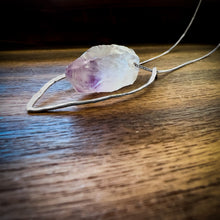 Load image into Gallery viewer, Amethyst Point Sterling Silver Necklace
