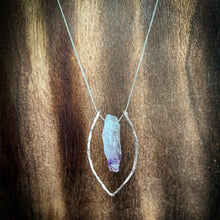 Load image into Gallery viewer, Amethyst Point Sterling Silver Necklace
