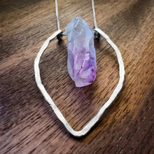 Load image into Gallery viewer, Amethyst Point Sterling Silver Necklace
