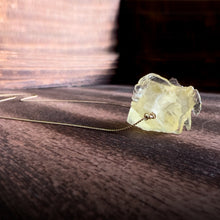 Load image into Gallery viewer, Citrine Cluster Gold Necklace
