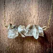 Load image into Gallery viewer, Black &amp; Gold Rutilated Quartz Gold Necklace
