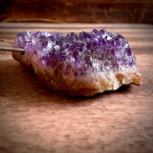 Load image into Gallery viewer, Amethyst Geode Sterling Silver Pendant Necklace
