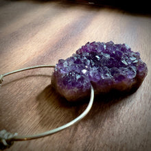 Load image into Gallery viewer, Amethyst Geode Sterling Silver Pendant Necklace
