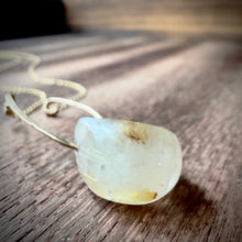 Load image into Gallery viewer, Rutilated Quartz Gold Pendant Necklace
