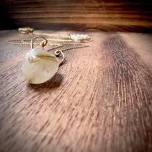 Load image into Gallery viewer, Rutilated Quartz Gold Pendant Necklace
