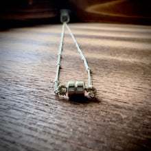 Load image into Gallery viewer, Rainbow Fluorite Chunk Sterling Silver Necklace
