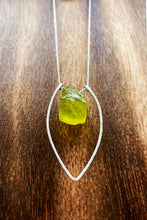 Load image into Gallery viewer, Lemon Quartz Sterling Silver Pendant Necklace (Oro Verde Quartz)
