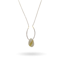 Load image into Gallery viewer, Rutilated Quartz Gold Pendant Necklace
